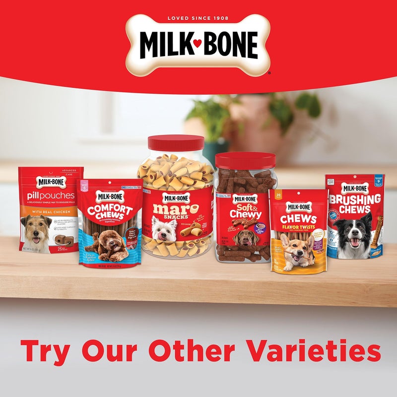 Milk-Bone Mini's Flavor Snacks Dog Treats, 15 Ounce (Pack of 6) Crunchy Texture Helps Reduce Tartar - Image 5